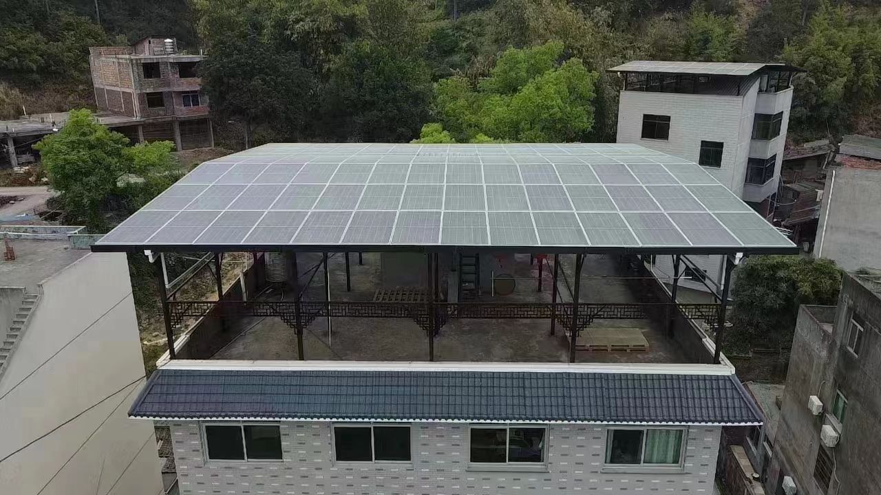 江阴15kw+10kwh自建别墅家庭光伏储能系统